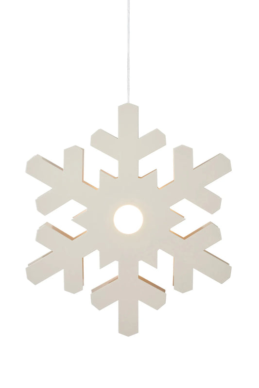Origo Snowflake Greige Hanging/Standing