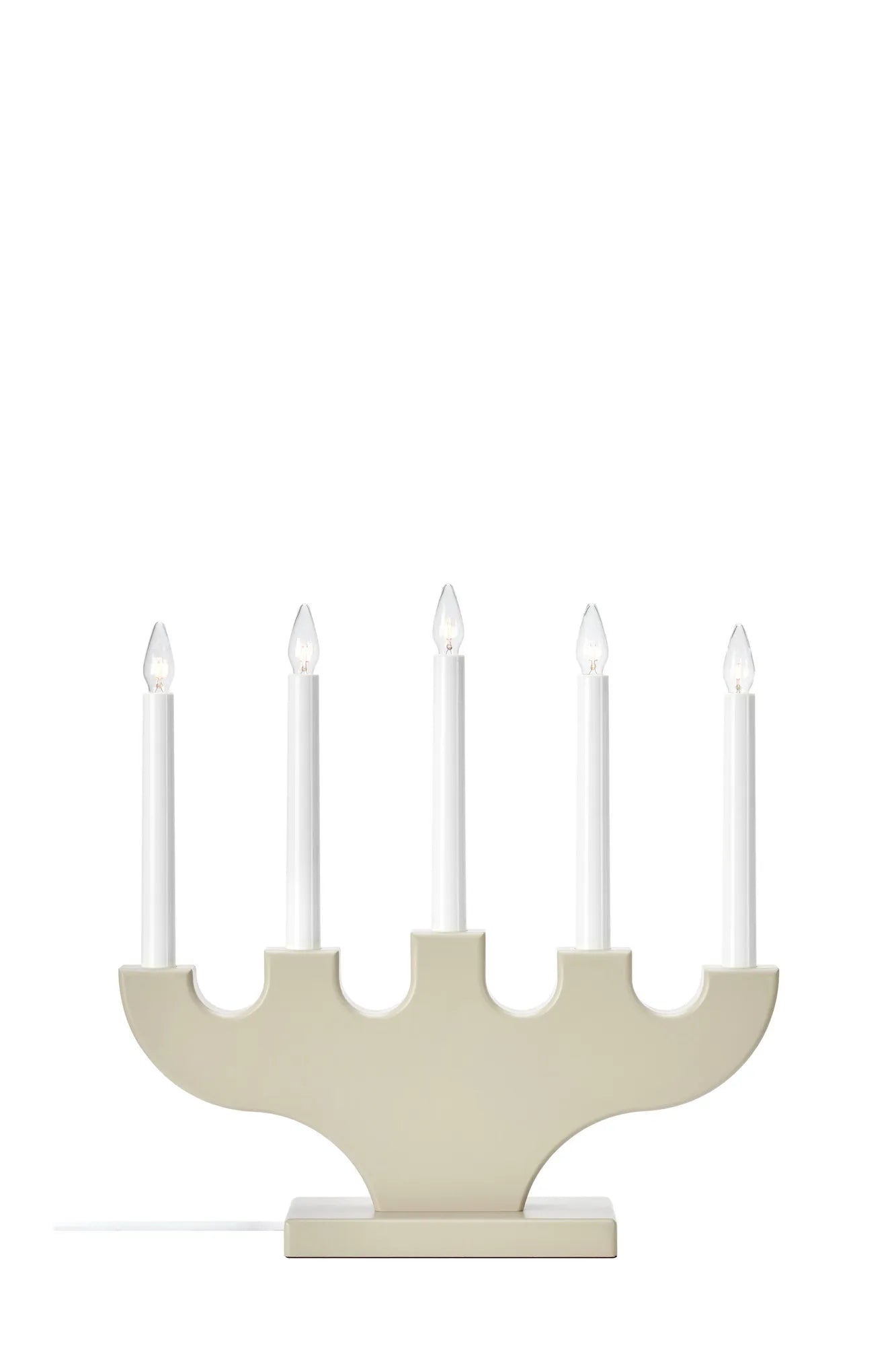 Spira Advent Candlestick Greige 35 cm