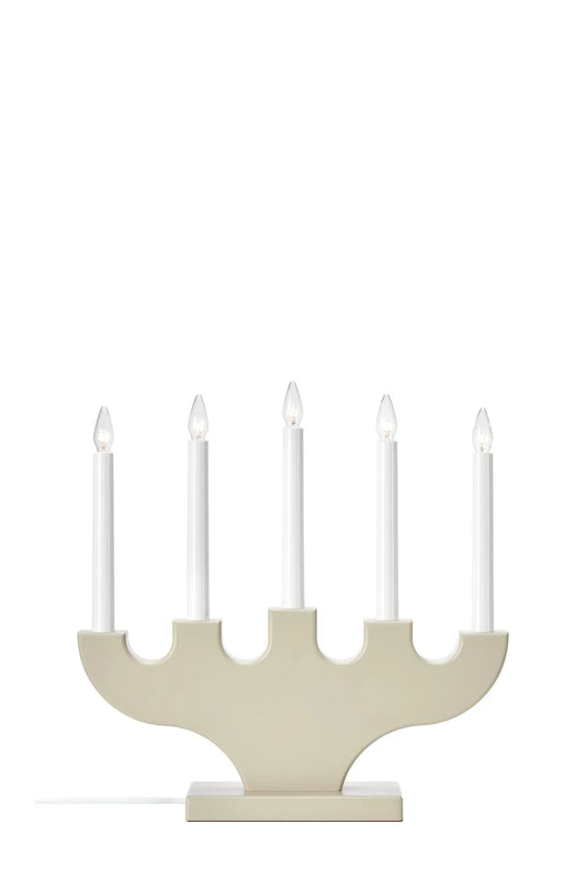 Spira Advent Candlestick Greige 35 cm
