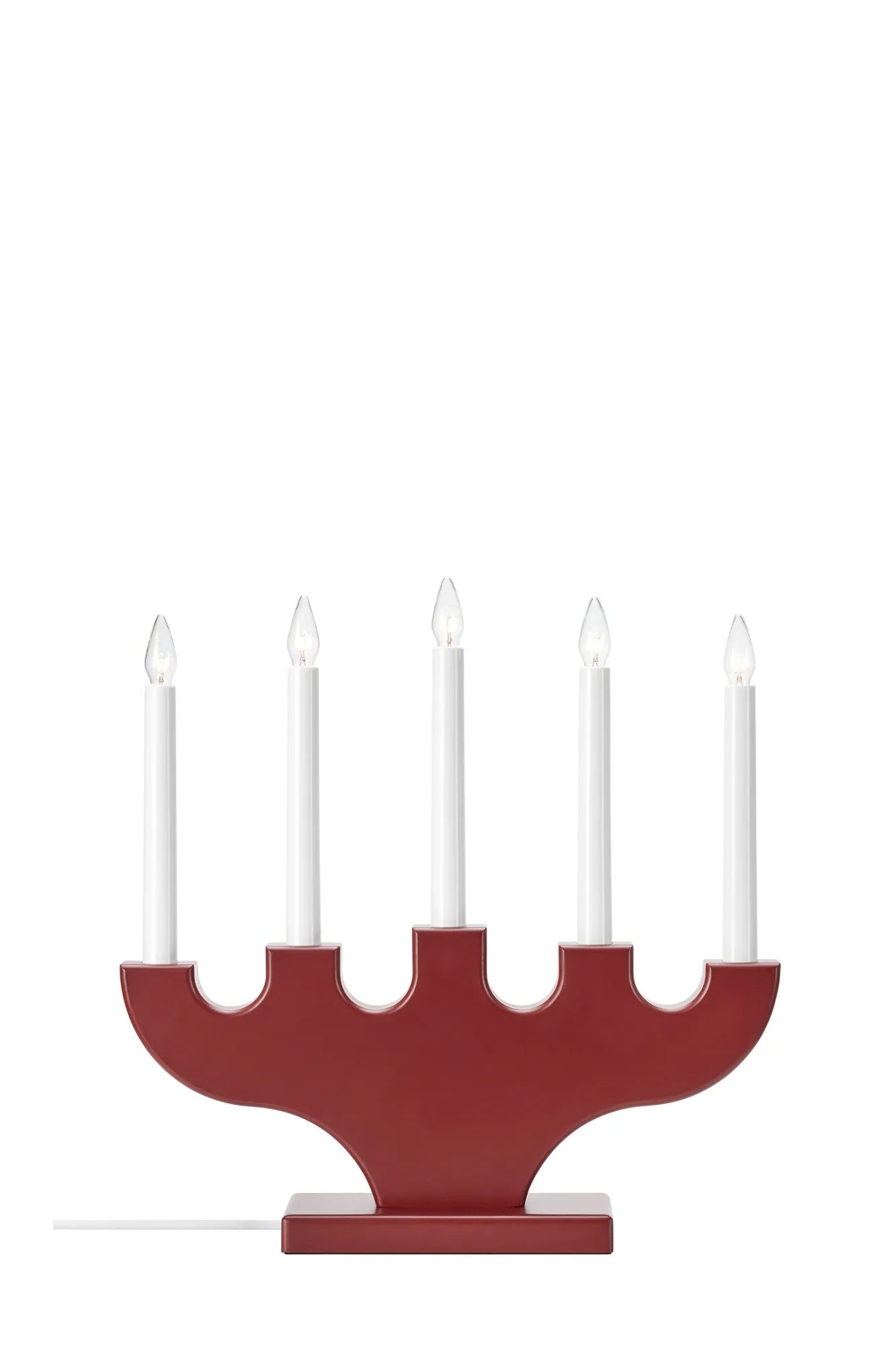 Spira Advent Candlestick Dark Red 35 cm