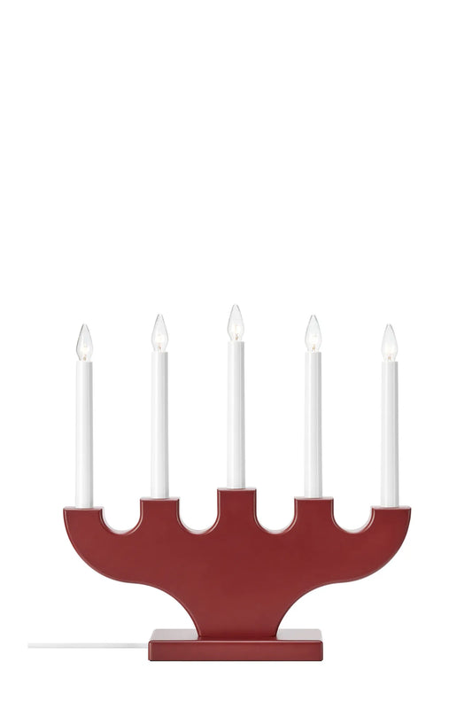 Spira Advent Candlestick Dark Red 35 cm