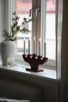 Spira Advent Candlestick Dark Red 35 cm