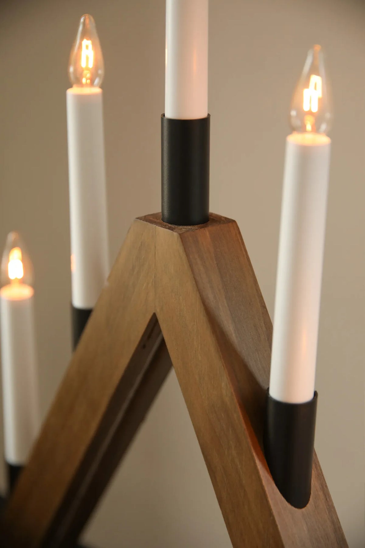 Ember Świecznik adwentowy Ciemnobrązowy 54 cm
