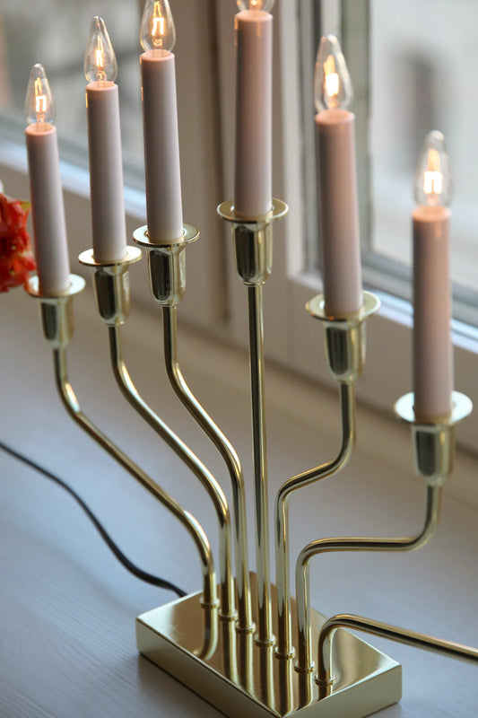 Brosa XL Advent Candlestick Brass