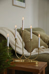 Soro Adventskerzenhalter Messing