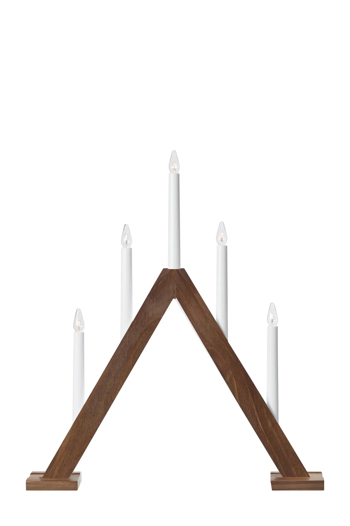 Ariele Adventsljusstake Mörkbrun 52 cm