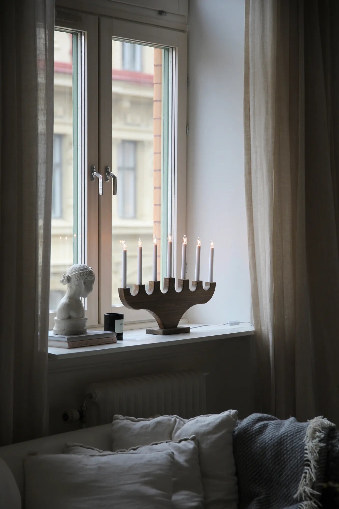Spira Advent Candlestick Dark Brown 60 cm