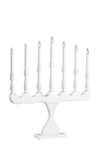 Svaneholm vit adventsljusstake 8004410 | Svaneholm white advent candle holder | Svaneholm weiß Adventsleuchter 8004410