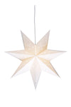Saturnus vit julstjärna 45 cm 8102 | Saturnus white Christmas star light | Saturnus weiß Weihnachtsstern Beleuchtung 8102