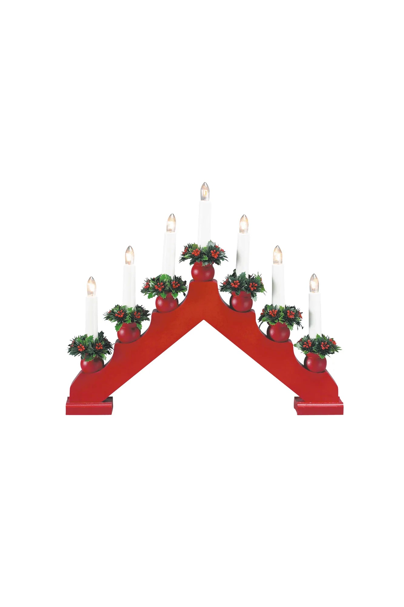 Tomas Adventsljusstake Röd