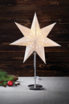 Saturnus vit julstjärna 35 cm julbelysning svensk design | Saturnus white Christmas star light Swedish design | Saturnus weiß