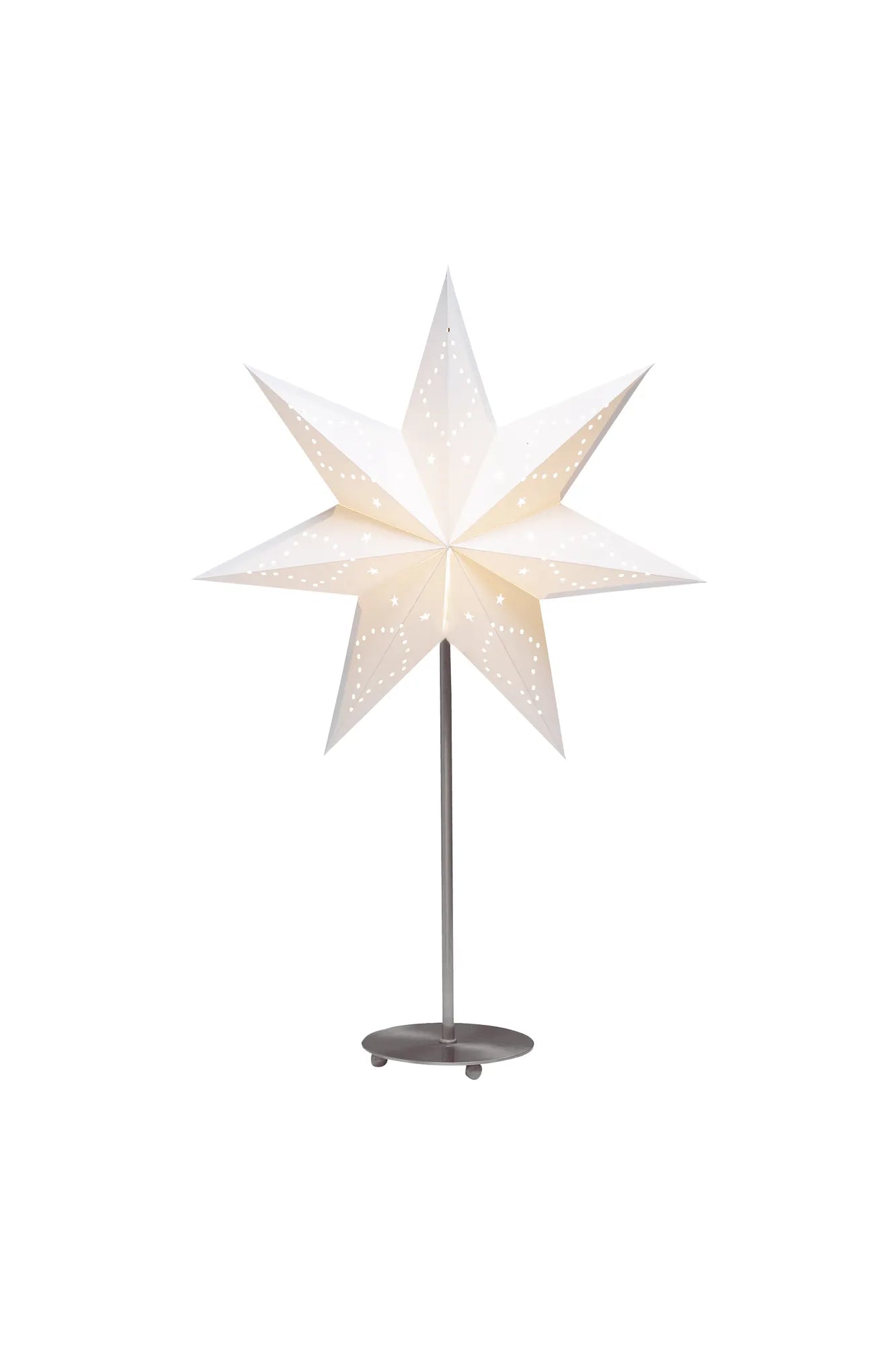 Saturnus vit julstjärna 8813400 | Saturnus white Christmas star light | Saturnus weiß Weihnachtsstern Beleuchtung 8813400