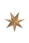 Tostared guld julstjärna 45 cm 8831910 | Tostared gold Christmas star | Tostared Gold Weihnachtsstern Beleuchtung 8831910