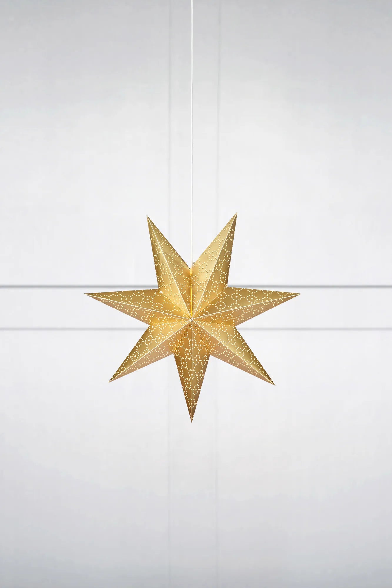 Tostared guld julstjärna 45 cm julbelysning svensk design | Tostared gold Christmas star light Swedish design | Tostared Gold