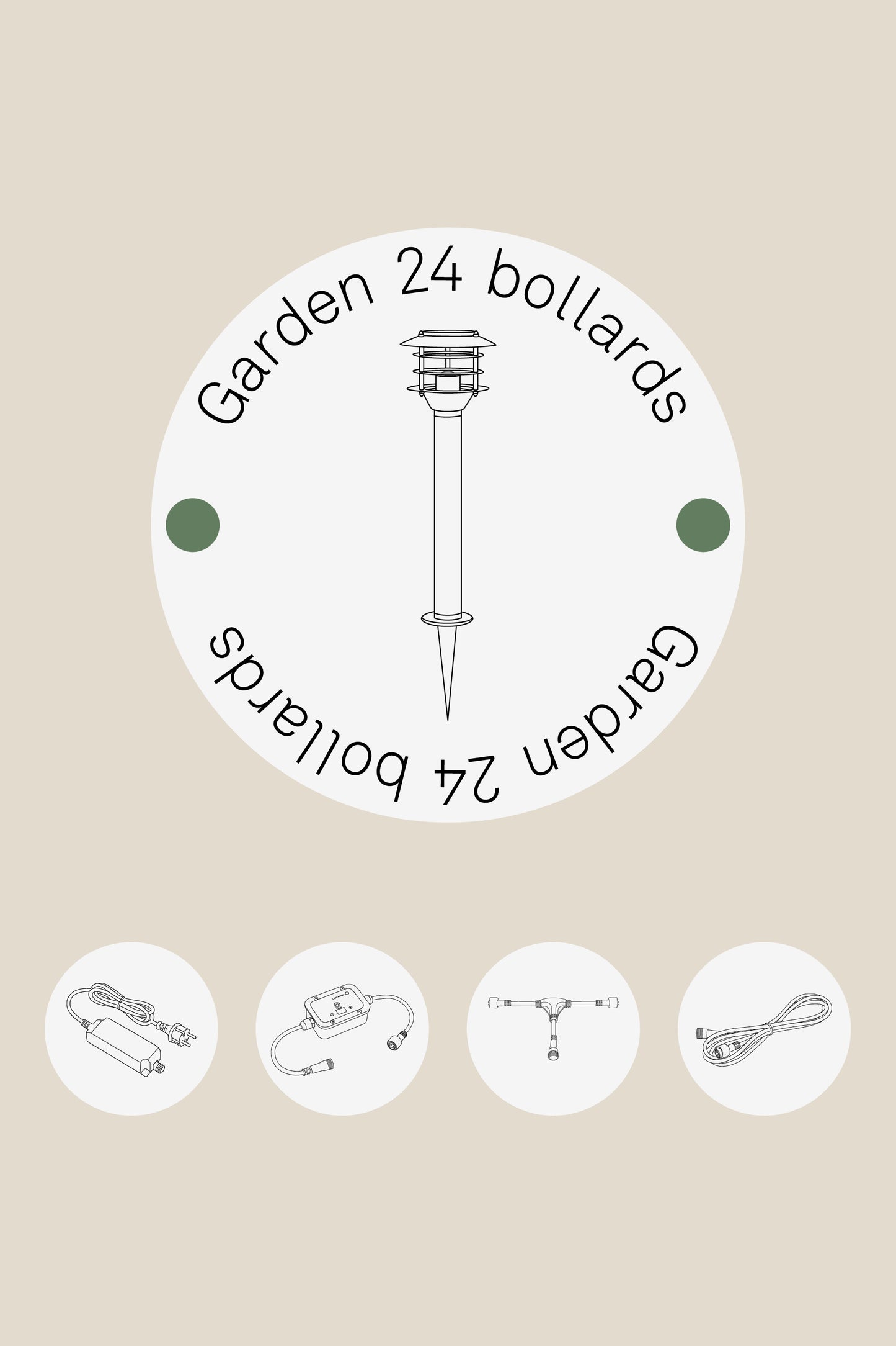 Garden 24 Pollare - Bygg ditt paket