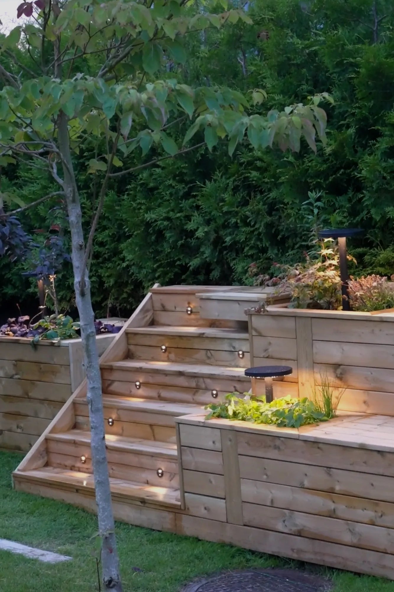 Garden 24 Treppenstrahler Schwarz 0,8W