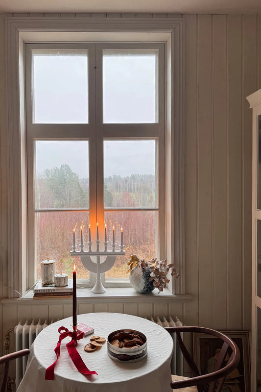 Torpa Adventljusstake Vit