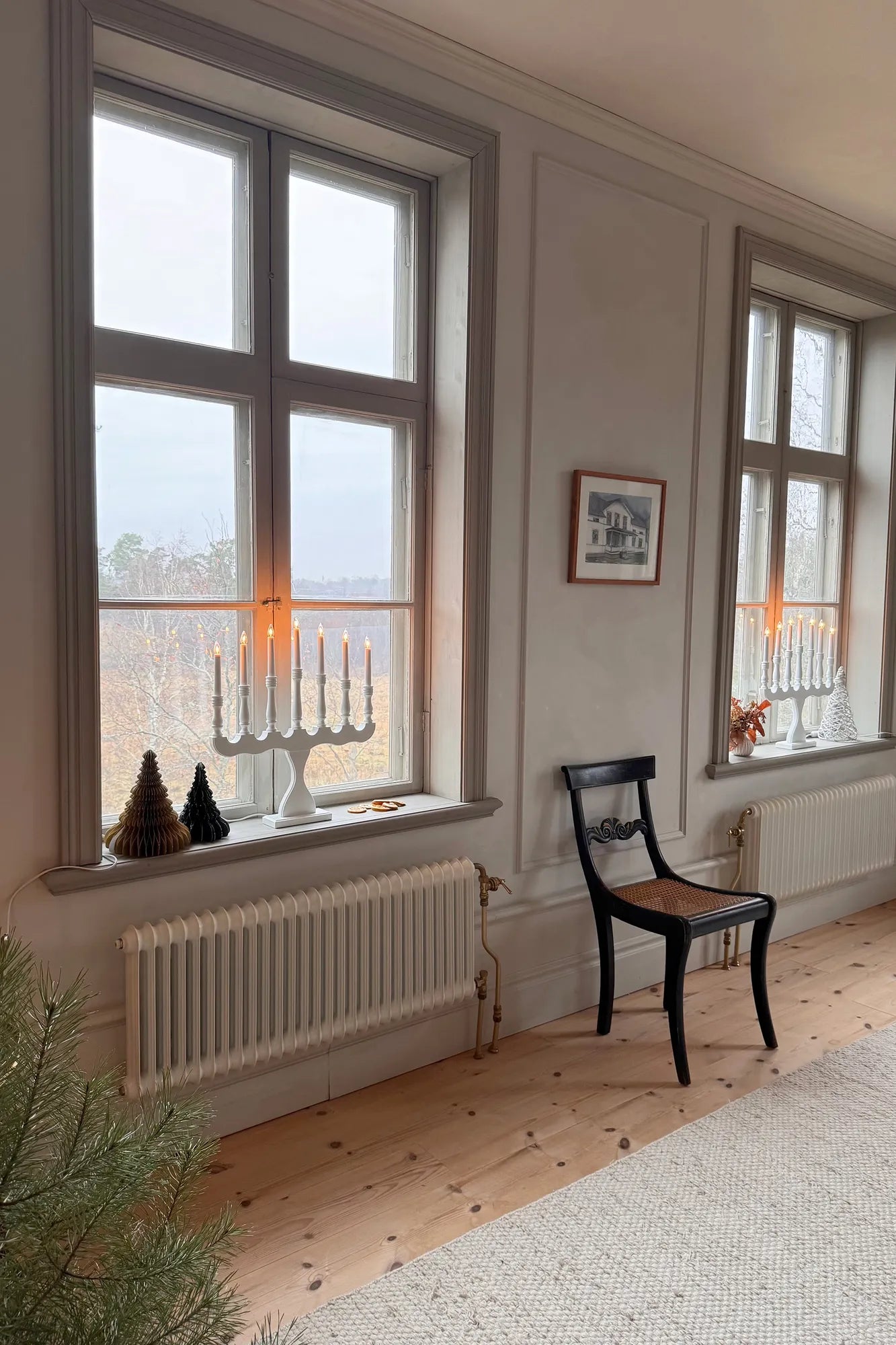 Svaneholm Adventsljusstake Vit 7 Ljus