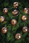 Bigsolo Lichterkette Glas Kupfer