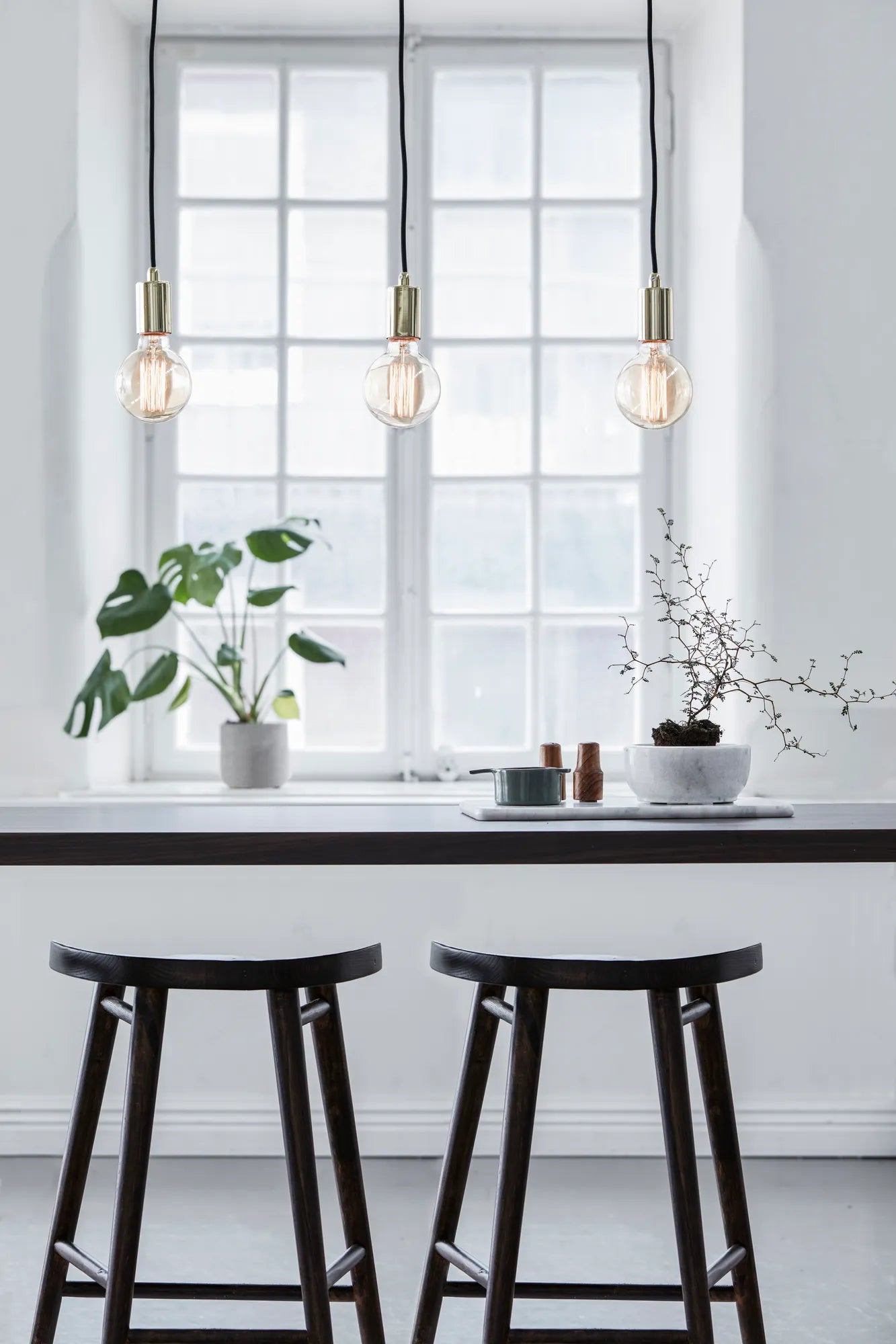 Sky mässing taklampa stilren belysning | Sky brass pendant lamp | Sky Messing Pendelleuchte minimalistische Beleuchtung