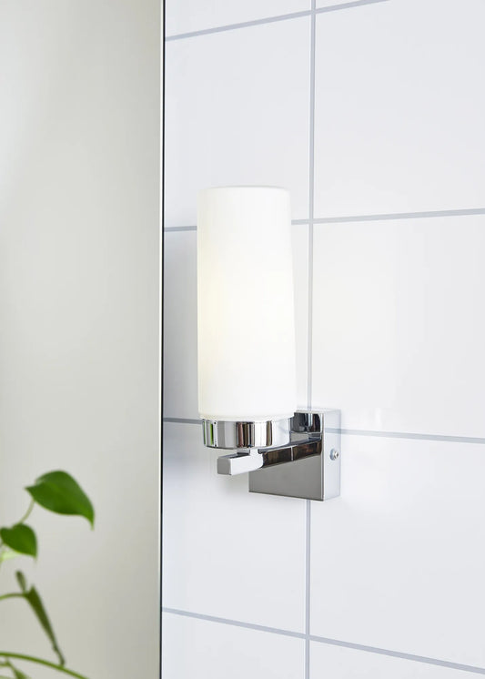 Stella krom vägglampa stilren belysning | Stella chrome wall lamp | Stella Chrom Wandleuchte minimalistische Beleuchtung