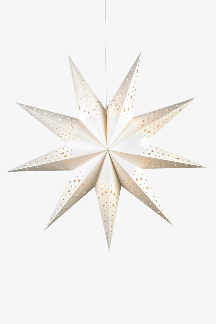Solvalla - Stjärna Vit 75cm