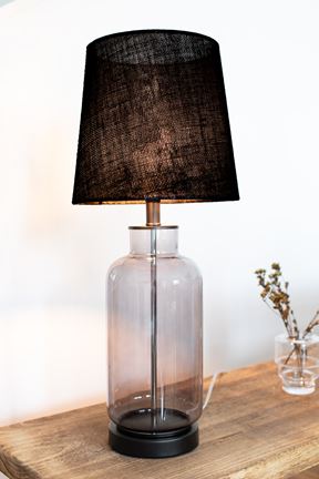 Costero - Table lamp Smoke/Black 61,5cm