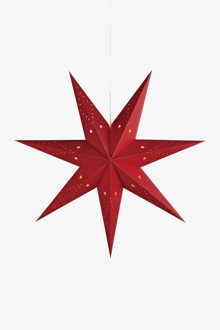 SATURNUS - Stjärna röd 75 cm