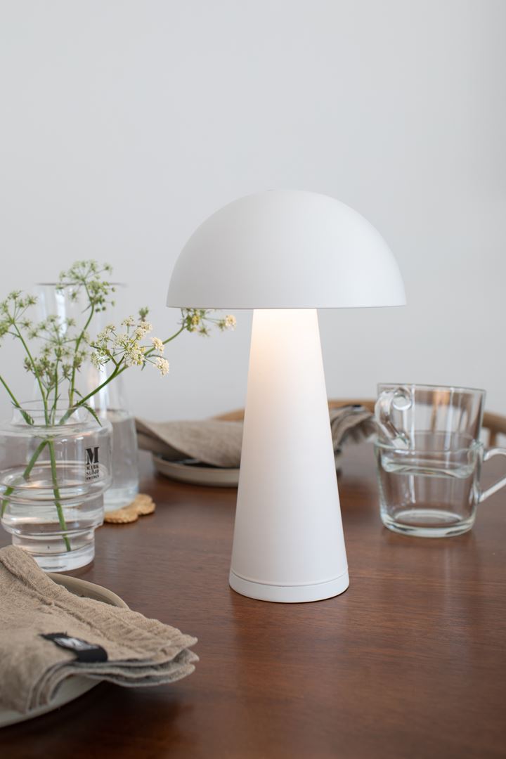 Fungi - Portable Table lamp White
