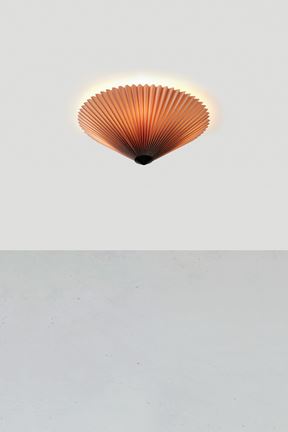 Plisado - Ceiling lamp Grey 42cm