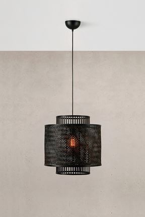 Strati - Ceiling lamp Black 50cm