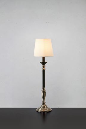 Gent - Table lamp Black/Steel/White