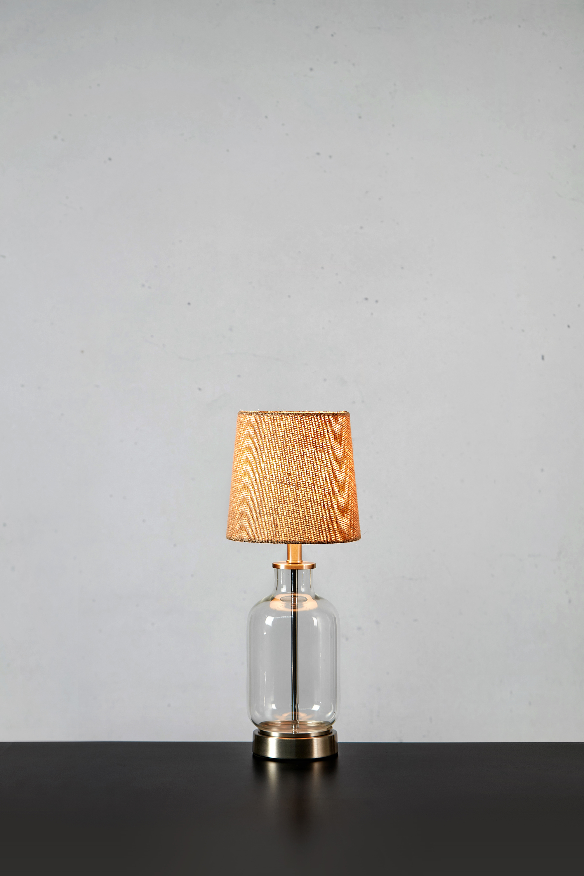Costero – Table lamp Transparent/Natural 43cm
