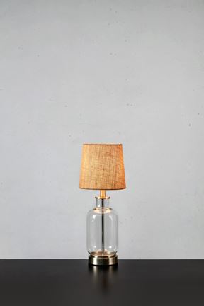 Costero - Tischlampe Transparent/Naturfarben 43cm