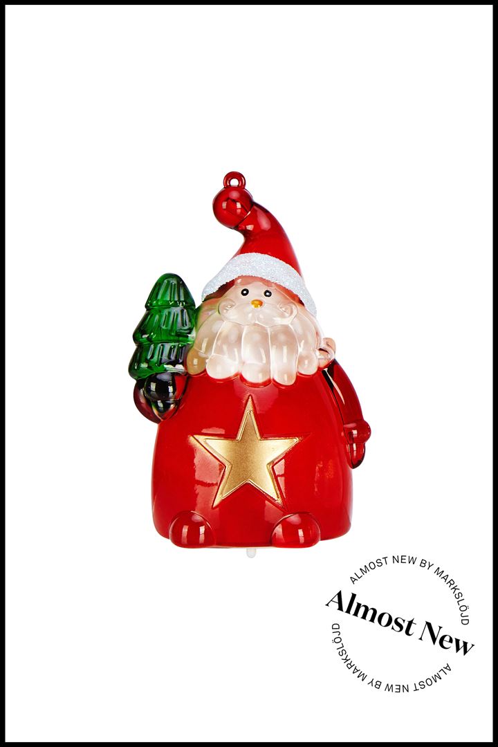 ALMOST NEW - SIGGE TABLE DECORATION SANTA RED