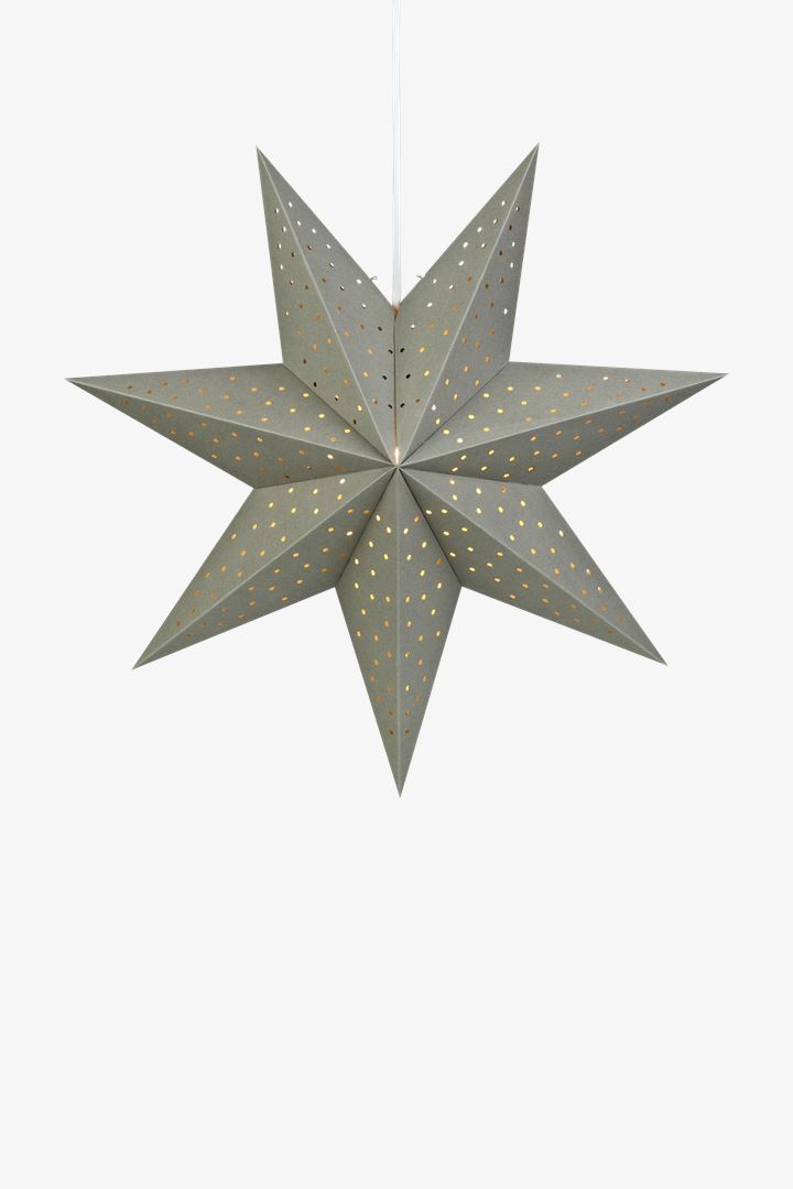 MORRIS - Stjärna grå 45 cm