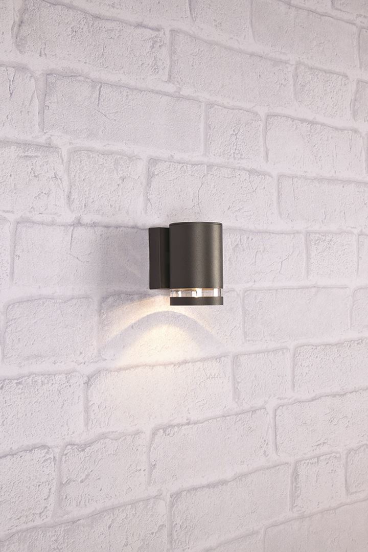 IRIS - LED Fasadlampa Grå