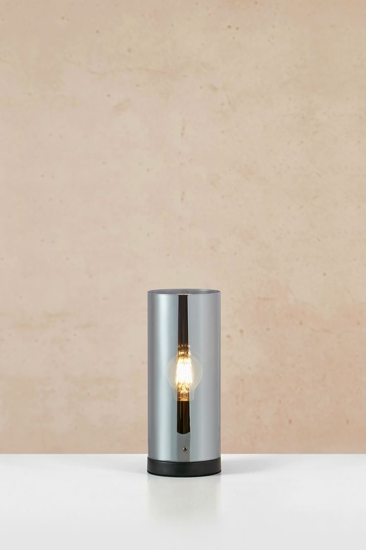 Post - Bordslampa Svart/Smoke 37,5cm