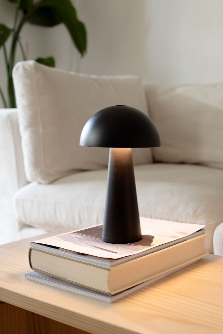 Fungi - Portable Table lamp Black
