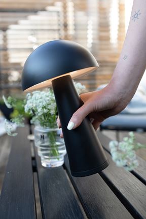 Fungi - Portable Table lamp Black