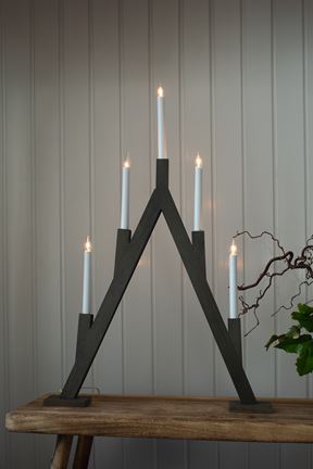 Bjurfors - Candlestick Dark Wood 77cm
